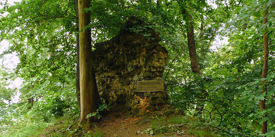 Ruine Brackenburg bei Meensen (Foto: Axel Hindemith, AxelHH . Creative Commons)