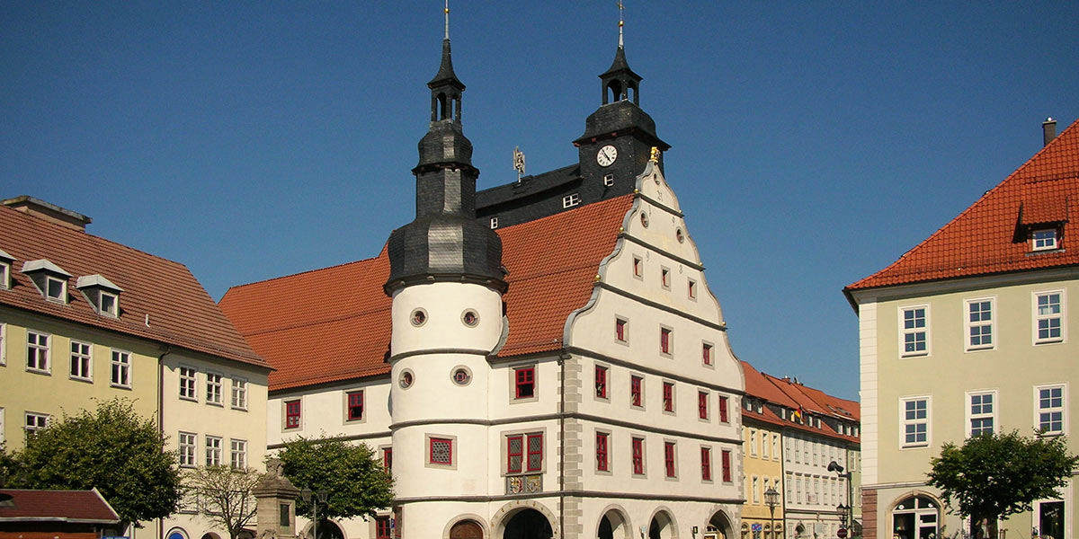 Historisches Rathaus in Hildburghausen (Foto: Bernd Hutschenreuter . Creative Commons)